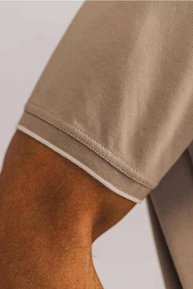 PIQUE POLO MET STREEPDETAILS 46115400 1600